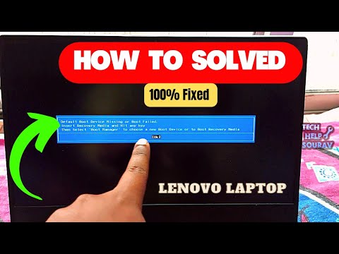 Fixed – Default Boot Device Missing or Boot Failed on Lenovo Laptop ????