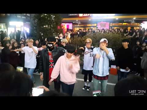160102 디오비 dob 박진 SEVENTEEN 만세 홍대 버스킹