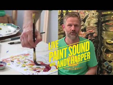LIVE: Paint sound with Andy Harper | Hospital Rooms Digital Art School with Seasalt Cornwall