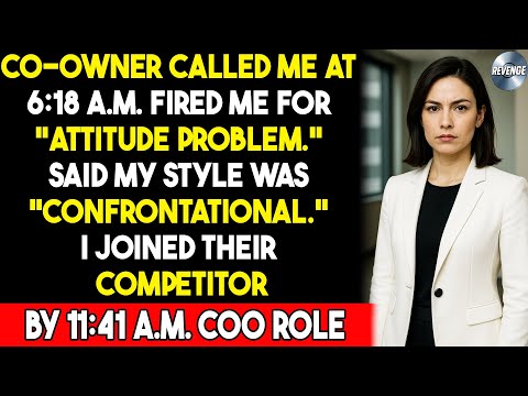 Fired at 6:18 AM. Hired as COO by 11:41. They Called It “Confrontational.” I Call It Clarity.