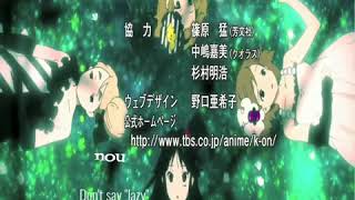 Download lagu K-on Ending 1 [don't say 'lazy'] with lyrics mp3