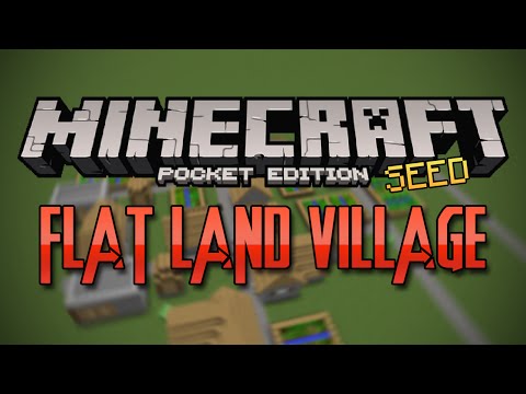 Glowific - FLAT LAND VILLAGE SEED! - Minecraft Pocket Edition Seed