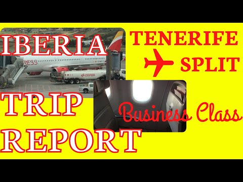 Iberia Airlines Business Class | Tenerife - Madrid - Split | Real Life Trip Report
