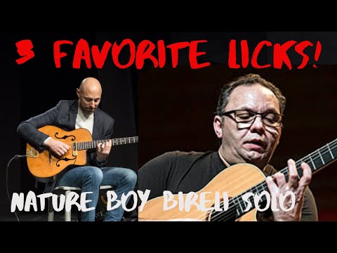 My 3 favorite licks! Nature Boy Bireli Lagrene solo - Dario Napoli