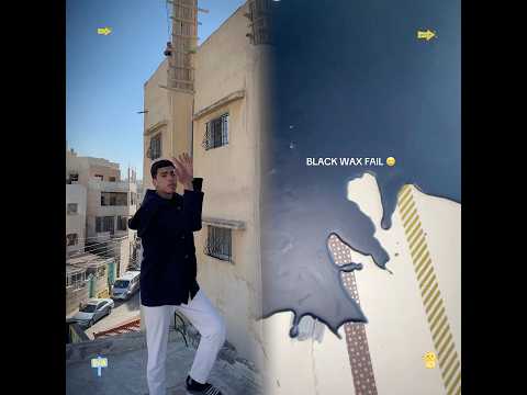 هل رح اقدر ارسم أساميكم على حيط الجيران😨#drawing #رسم #funny #explore