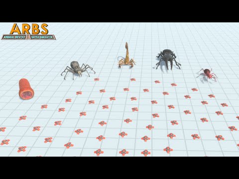 Giant Invertebrates Vs 100 Land Mines |Animal Revolt Battle Simulator