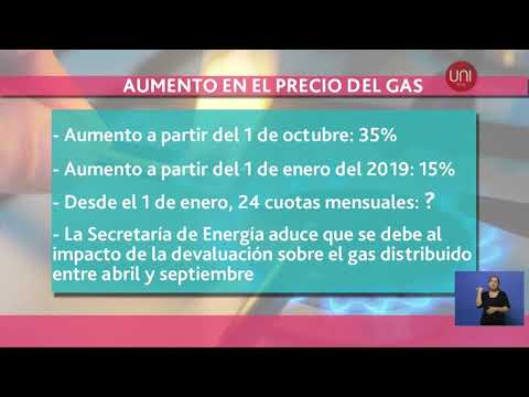 Consumidores compensarán a las empresas de gas por la devaluación