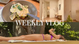 a week in my life (vlog style) spring in LA , traveling, workouts, what i eat, etc.