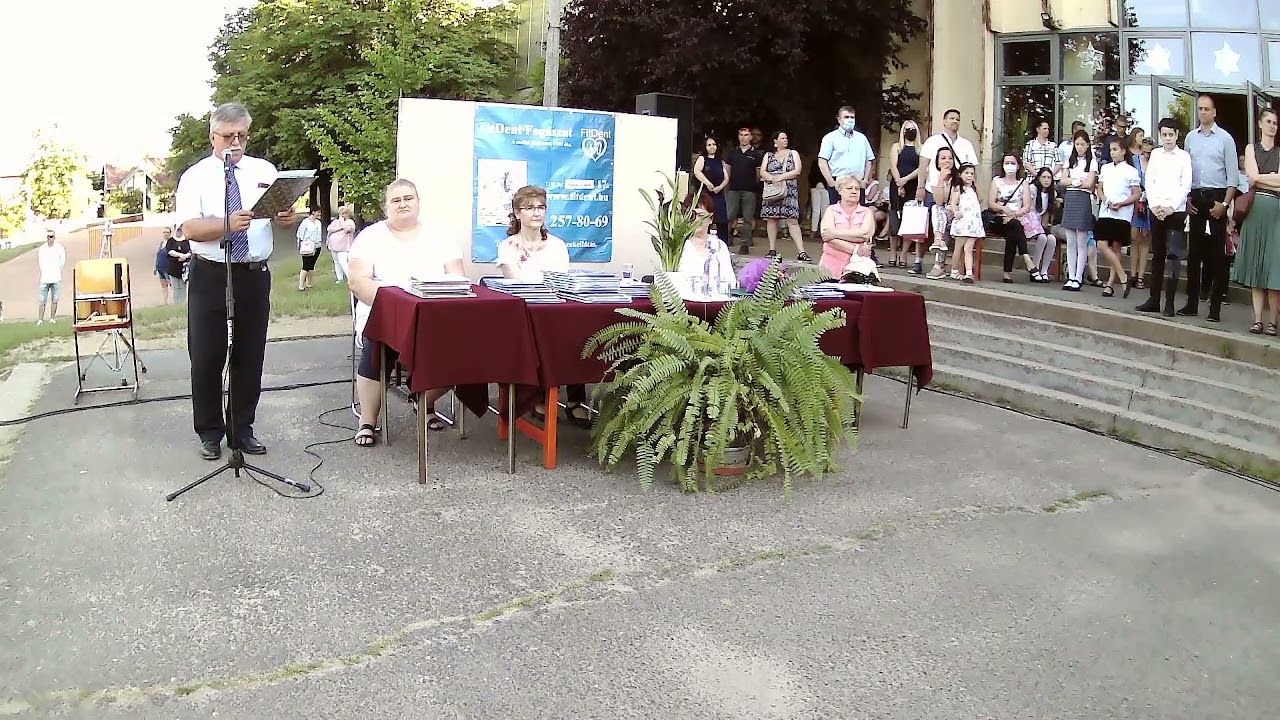 Intézményvezetői zárszó 2021. évi tanévzárón