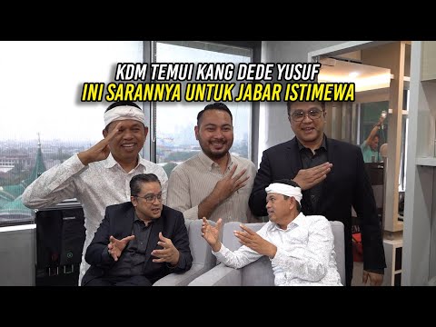 KDM TEMUI KANG DEDE YUSUF | INI SARANNYA UNTUK JABAR ISTIMEWA