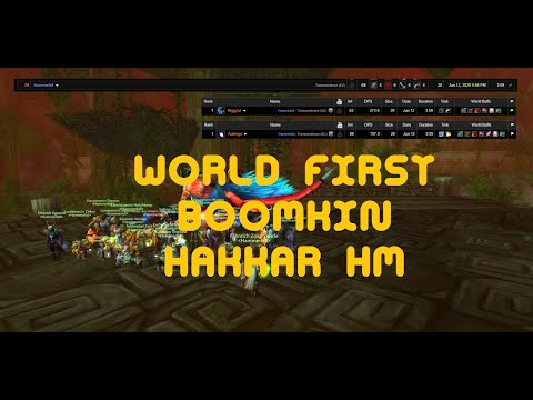 WORLD FIRST Boomkin HAKKAR HM (5 Priests)
