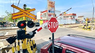 Download lagu Perlintasan Kereta Api Mojopahit Stasiun Mojokerto, Jawa Timur mp3