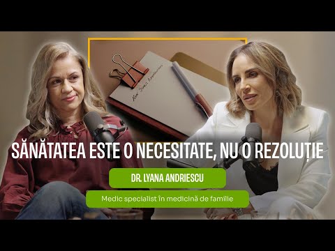 SĂNĂTATEA ESTE O NECESITATE, NU O REZOLUȚIE dr. Lyana Andriescu | Podcast Dialog Meducativ 69