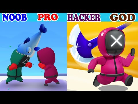NoobvsProvsHackervsGod in Giant Blob Runner Game All Level New Update Power Level - Part Pro
