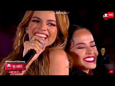 [181201] Leslie Grace Feat. Becky G - Diganle (Teleton Chile 2018) Full Stage