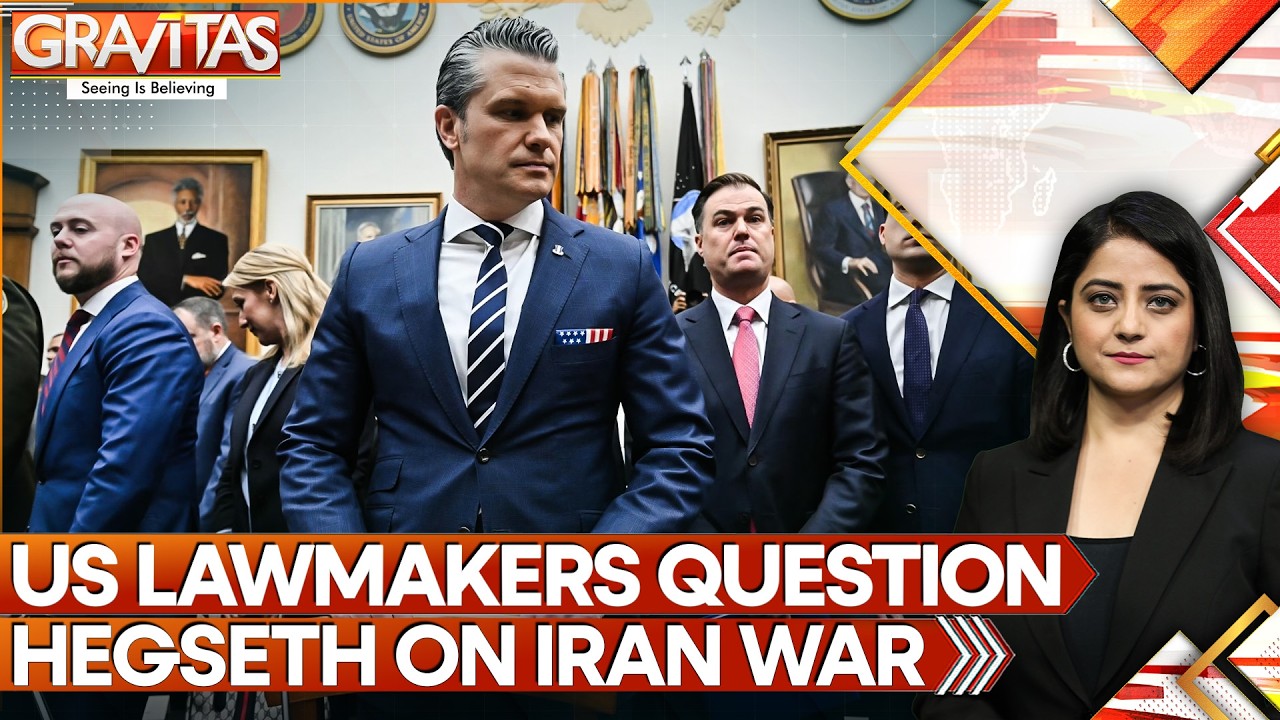 Hegseth Defends $25 Billion Iran War As US Lawmakers Grill Pentagon Chief | WION | GRAVITAS