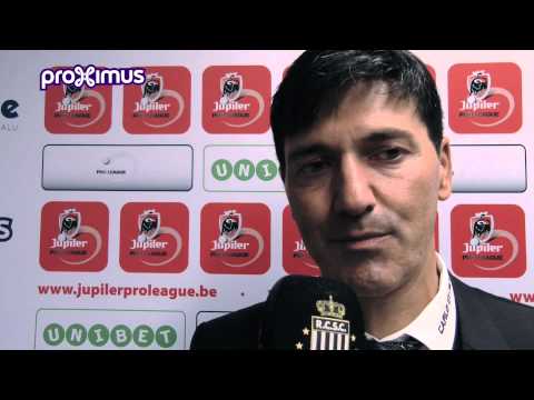 Felice Mazzu après R.Charleroi S.C - R.Mouscron-Pe
