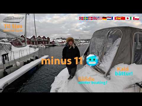 Amore a bordo ❄️ Ce la faremo a -11 °C? Caos freddo! Gita in barca invernale 🥶❤️ Verso il mare Ep 58