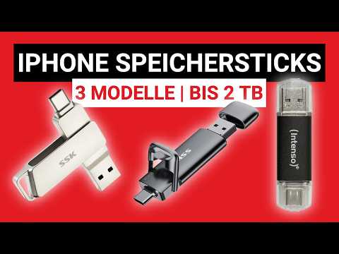 3 Speichersticks ab iPhone 15 | Dein Adapter von USB-C auf USB-A
