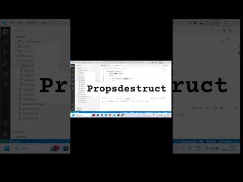 props destructing in react js in Hindi