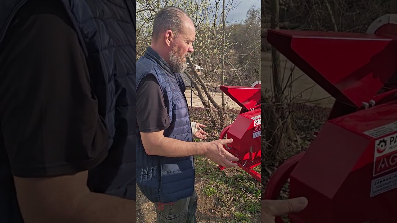 PANEX AGM önbehúzós traktoros ágdaráló