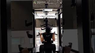 グラビアアイドル 日野麻衣 ジム トレーニング動画 #shorts