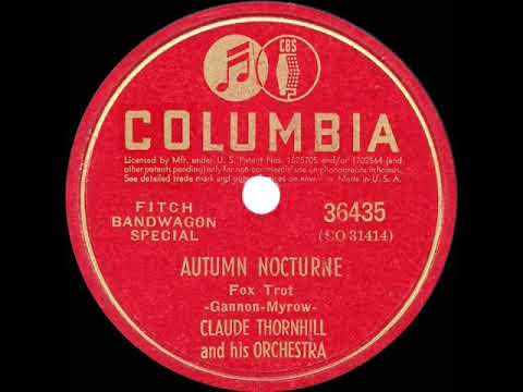 1941 HITS ARCHIVE: Autumn Nocturne - Claude Thornhill (instrumental)