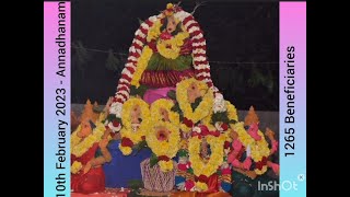 10th February 2023 – Annadhanam by our Trust