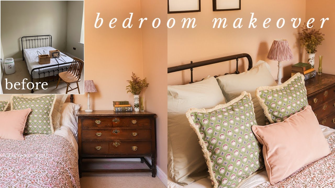 Cottage Pink Bedroom of Dreams | BEDROOM MAKEOVER