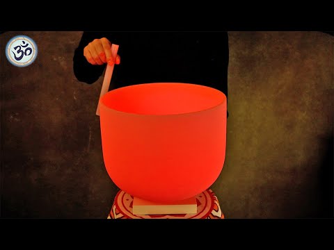 Root Chakra Crystal Singing Bowls, Remove Fear & Anxiety, Connect. 