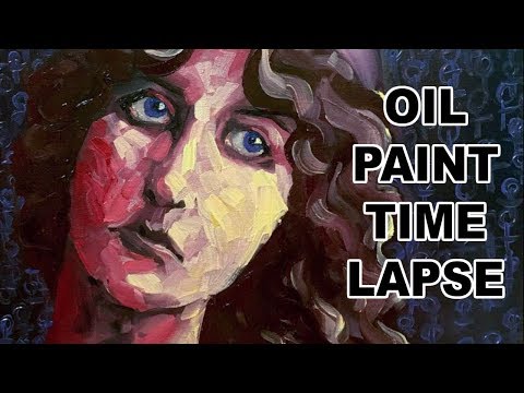 "Portrait of Inez Milholland" Oil Painting Time-Lapse,  Katerina Tchilinguirov