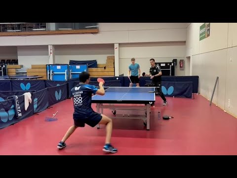 Butterfly Training Tips with Rogelio Castro - Forehand & Backhand Off the bounce Counterloop