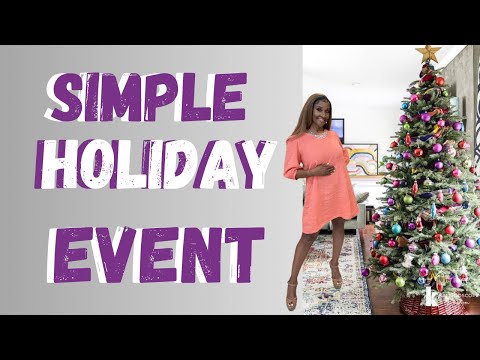 How To Plan A Holiday Event At Home