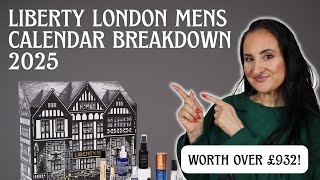 LIBERTY LONDON MENS ADVENT CALENDAR BREAKDOWN 2025