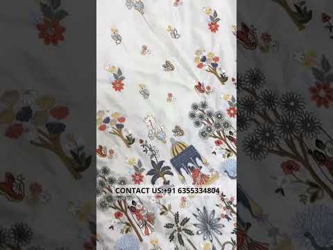 180 banglori silk printed fabrics