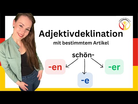German class // Adjektivdeklination mit der/die/das // German A1/A2/B1/B2/C1 #learngerman