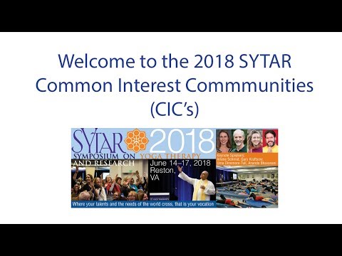 SYTAR 2018 CIC Welcome Video