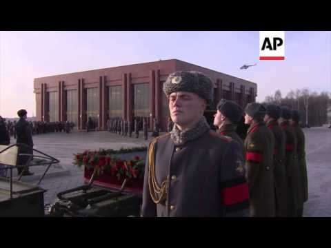 Mikhail Kalashnikov, inventor of AK-47 rifle, buried in memorial cemetery