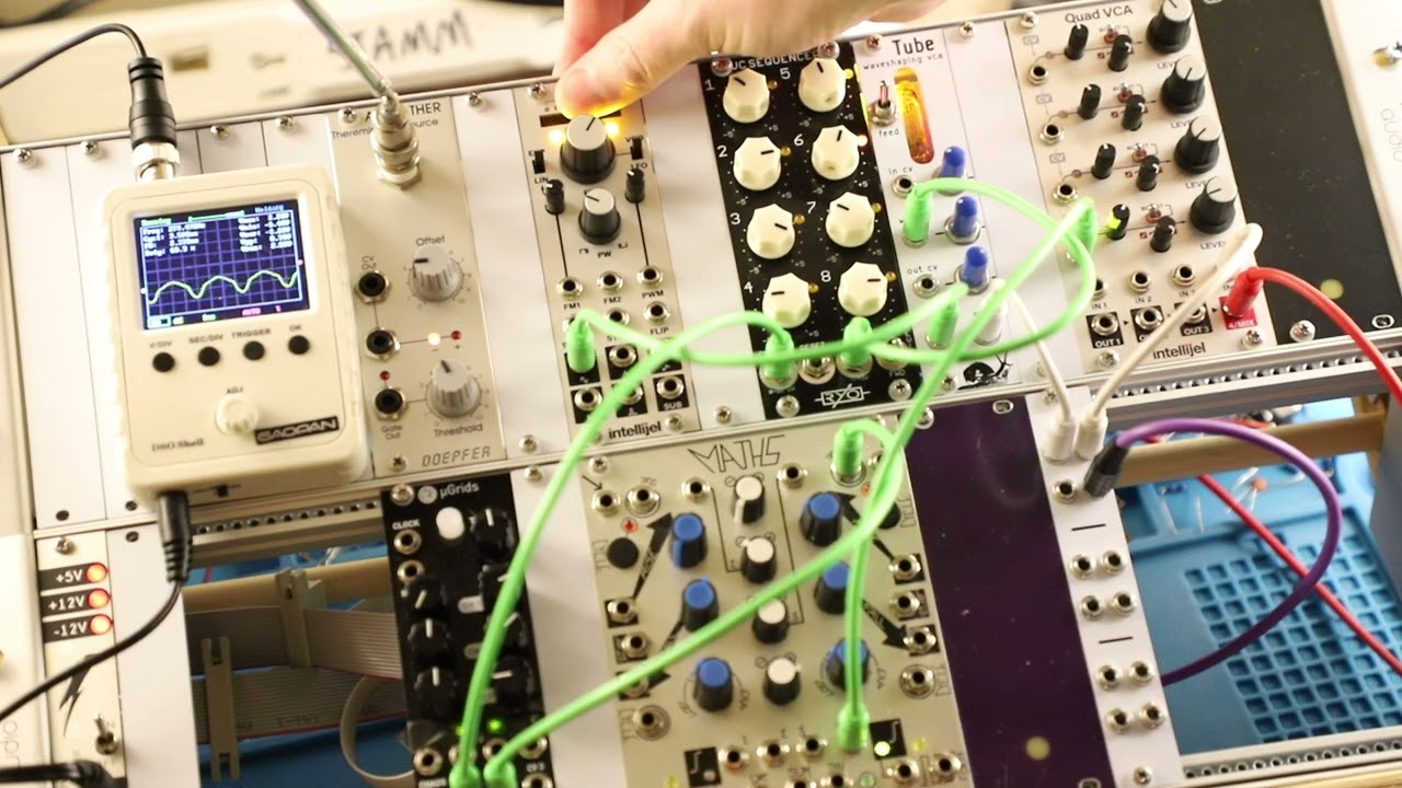 Eurorack Tube VCA Demo Karltron