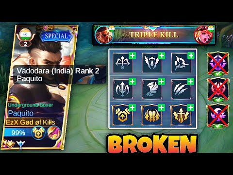 PAQUITO MARKSMAN EMBLEM IS ILLEGAL 😱🤯 TOP GLOBAL PAQUITO