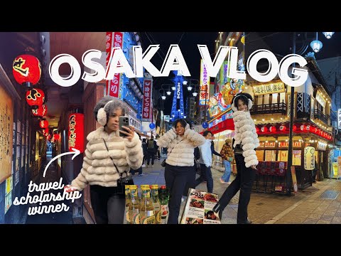 Osaka Japan Travel Vlog: Luxury Vintage Shopping, Temple Visit, Exploring Namba & Glico Sign