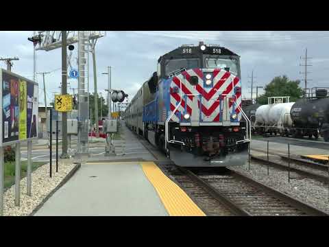 Action-Packed Railfanning, Metra Milwaukee District West Line - Franklin Park, IL - 7/25/2025