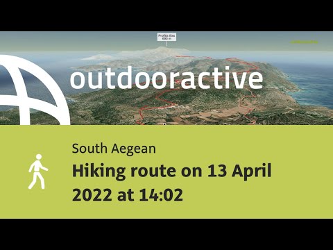 Hiking route on 13 April 2022 at 14:02