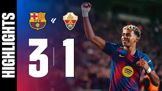 Highlights FC Barcelona Vs Elche (3-1) di LaLiga 25/26, Lamine Yamal Sedang Mode Sad Boy usai Putus?