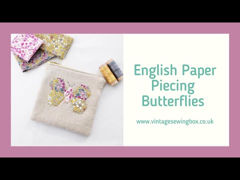English Paper Piecing Butterflies