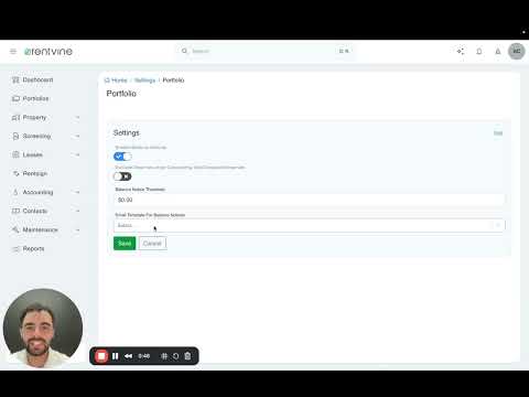 Rentvine Tip of the Week - Episode 4: Enabling Owner Balance Notifications