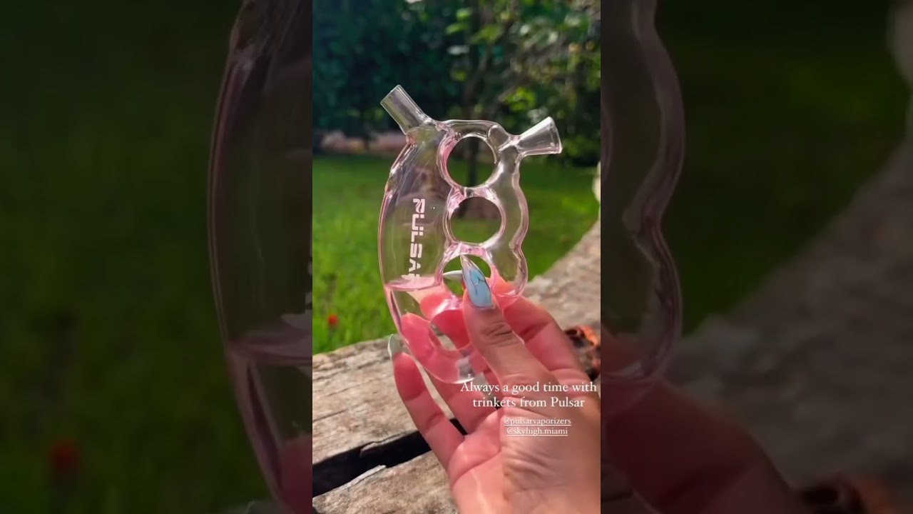 Pulsar Glass Knuckle Bubbler - When You Need a Knockout Blow