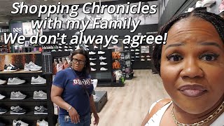 Shoe Shopping | Thrifting | Family | We don't always agree!