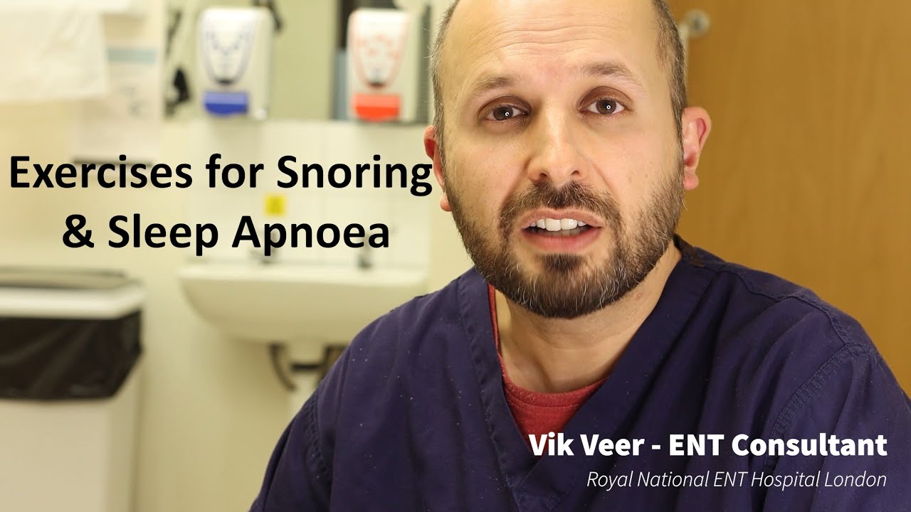 Throat Exercises for Snoring and Sleep Apnoea (myofunctional therapy)