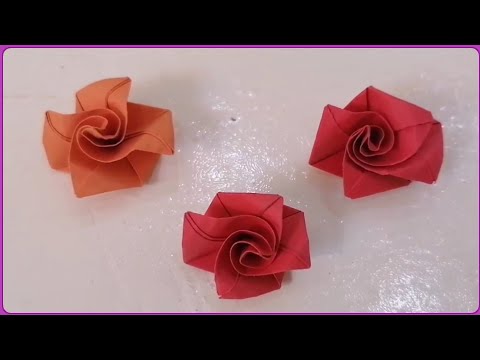 Einfache Origami Rose Falten | Origami ROSE Easy